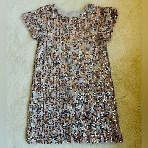 Kids Gap Light Pink Sequin Dress